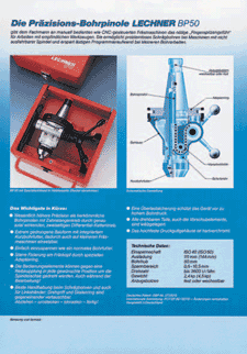 Betriebsanleitung Przisions-Bohrpinole