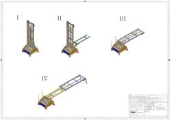 Konstruktionszeichunung Schwenkbhne